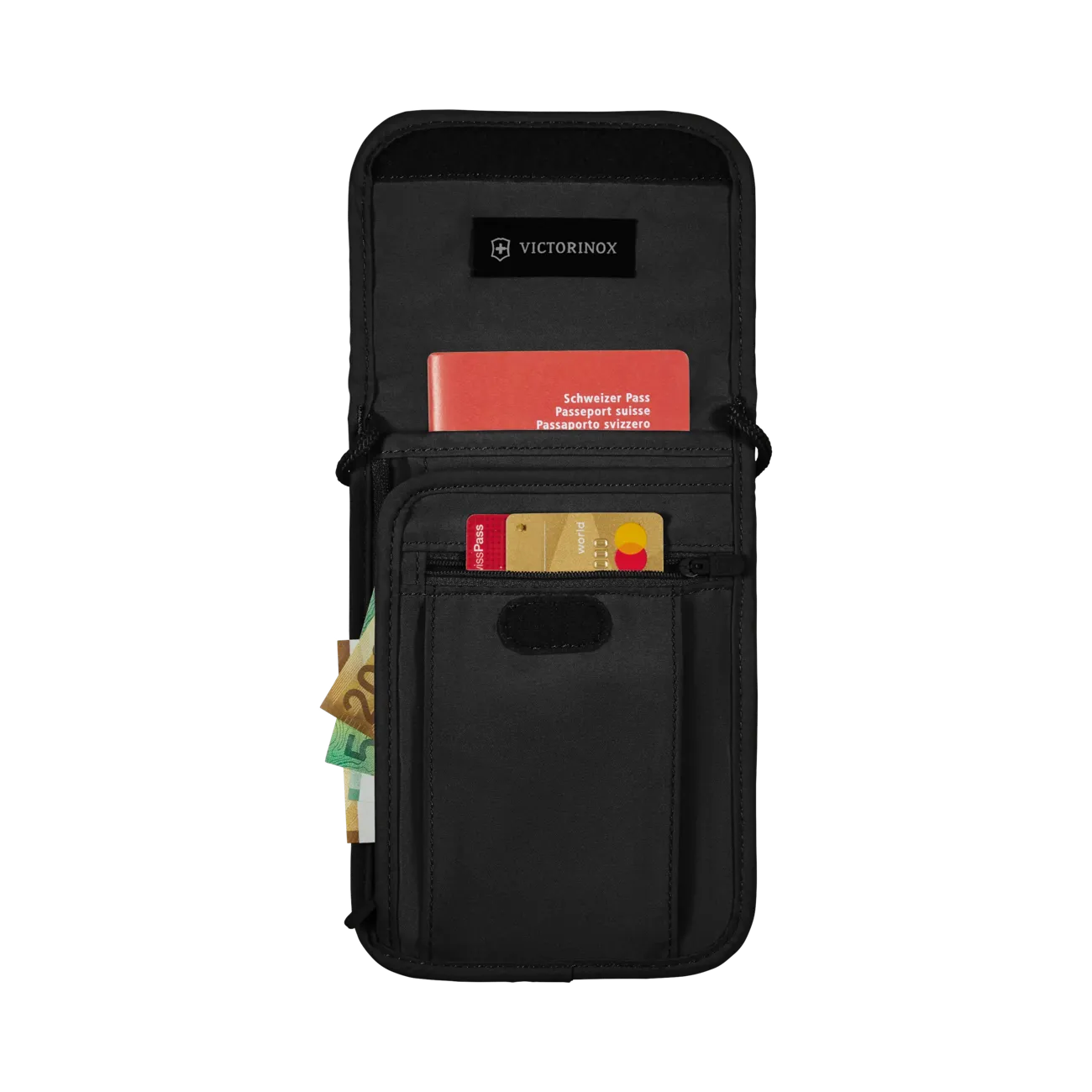 Victorinox Deluxe Concealed Security Pouch with RFID Black 610603