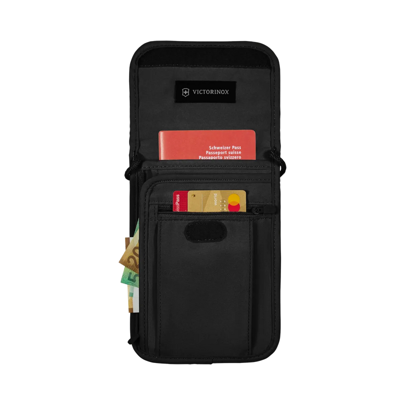 Victorinox Deluxe Concealed Security Pouch with RFID Black 610603