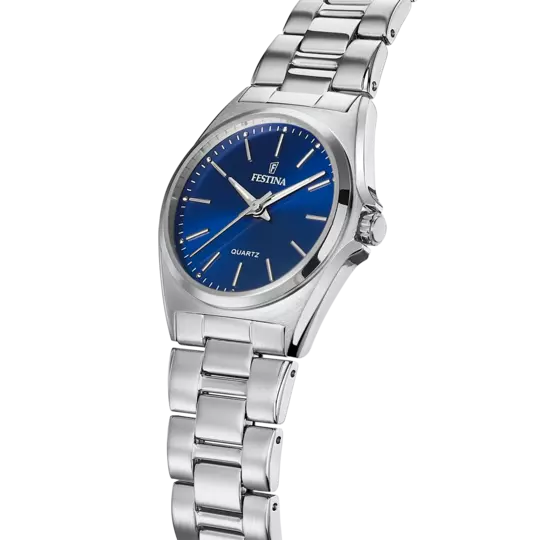 Festina Women's Elegance Blue Steel Strap Timepiece F20553/3
