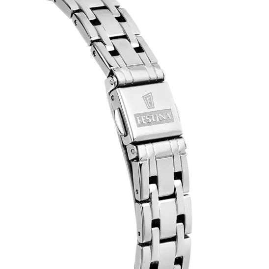 Festina Women's Sophisticated Stainless Steel Watch with Bordeaux Dial F20600/2