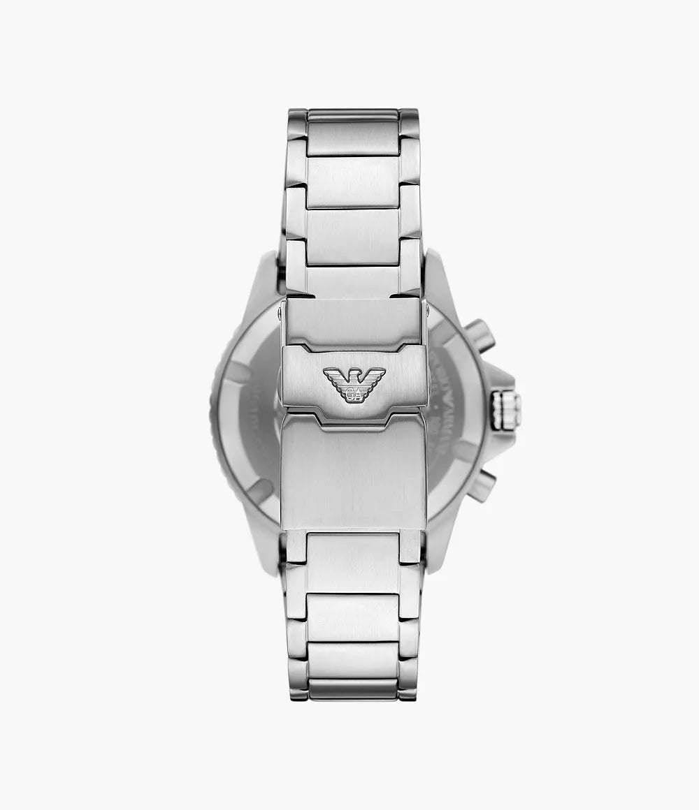 Emporio Armani World Explorer Solar Powered Stainless Steel WatchAR11722