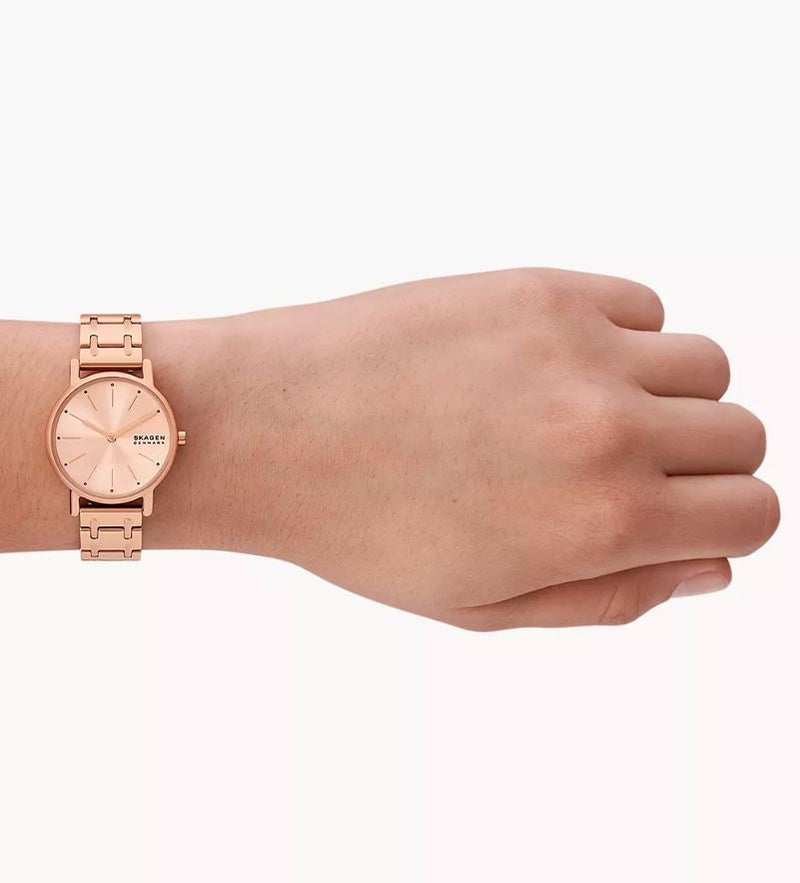 Skagen Signatur Lille Women's Rose Gold Stainless Steel Watch SKW3125