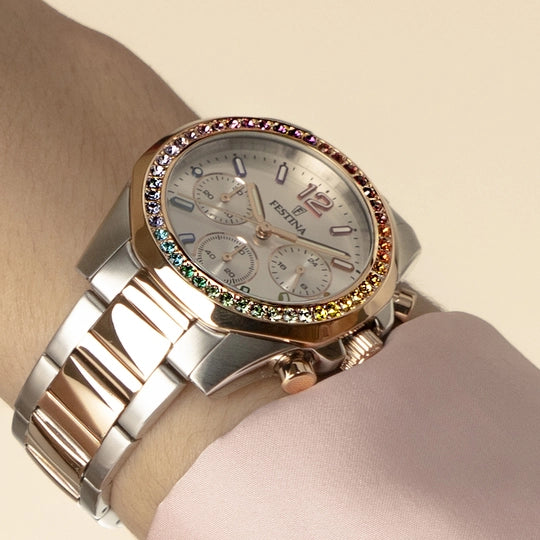 Festina White Dial Stainless Steel Women's Watch F20608/2