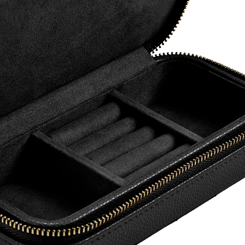 Wolf Lauren Large Jewellery Box in black recycled vegan leather — view 8