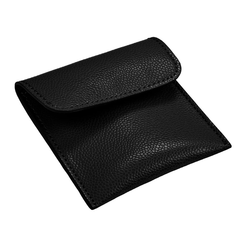 Wolf Lauren Large Jewellery Box in black recycled vegan leather — view 9