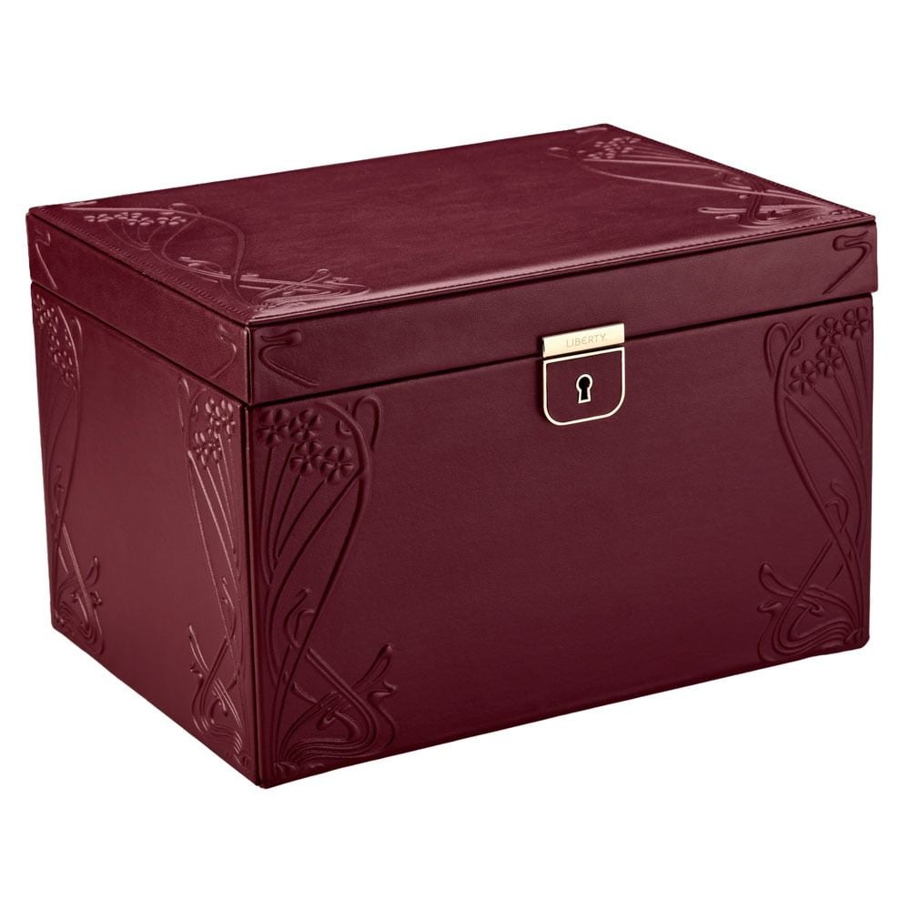 Wolf Liberty Large Jewellery Box Burgundy 381027