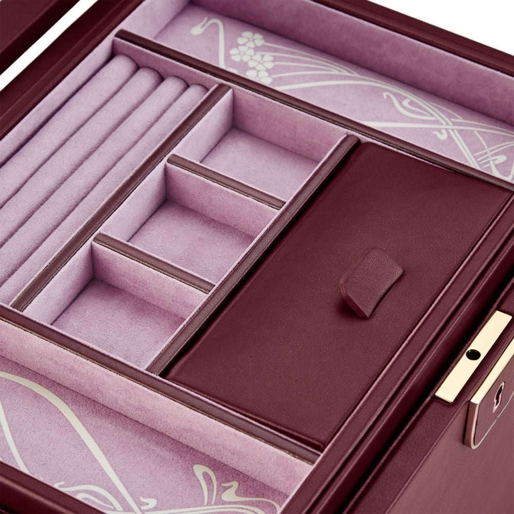 Wolf Liberty Large Jewellery Box Burgundy 381027
