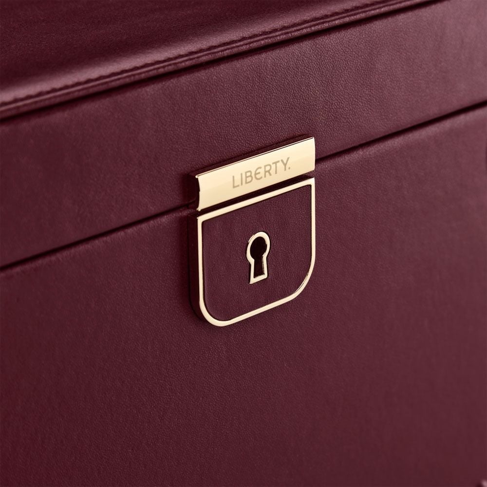 Wolf Liberty Large Jewellery Box Burgundy 381027