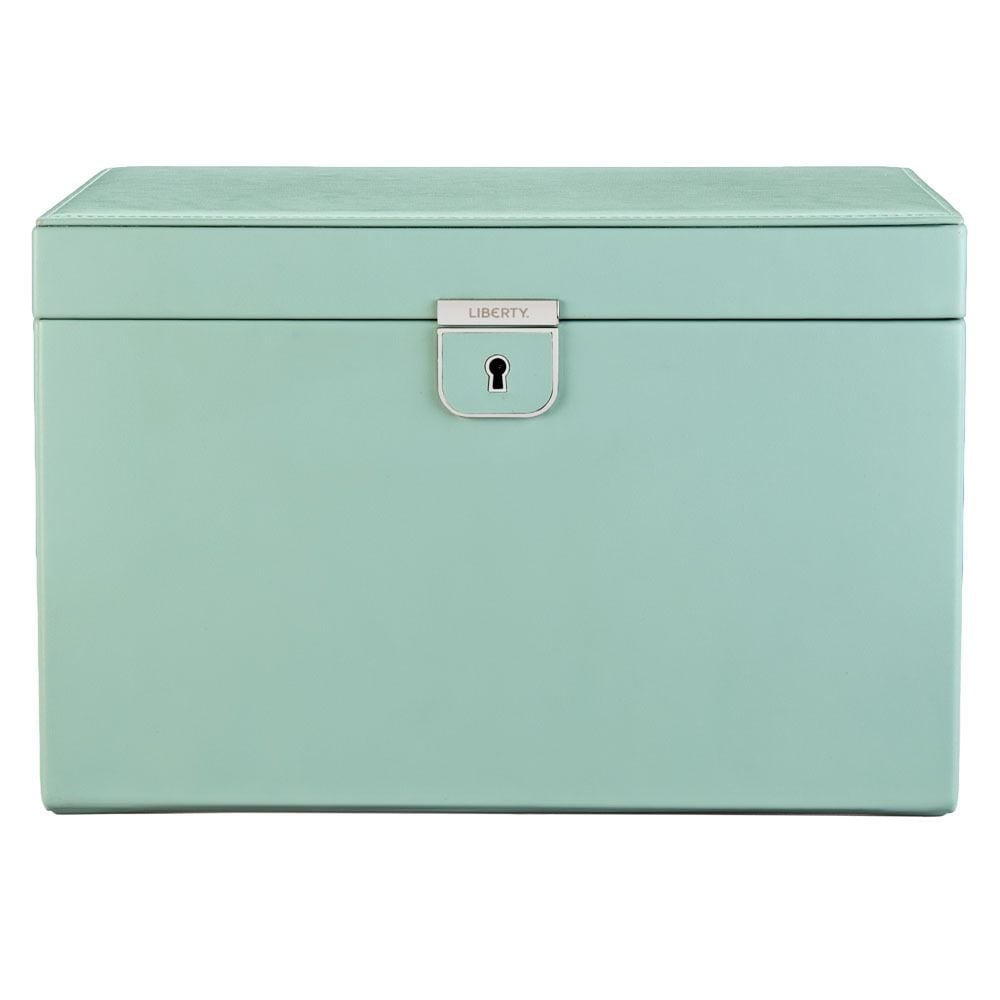 Wolf Liberty Large Jewellery Box Sage 381051