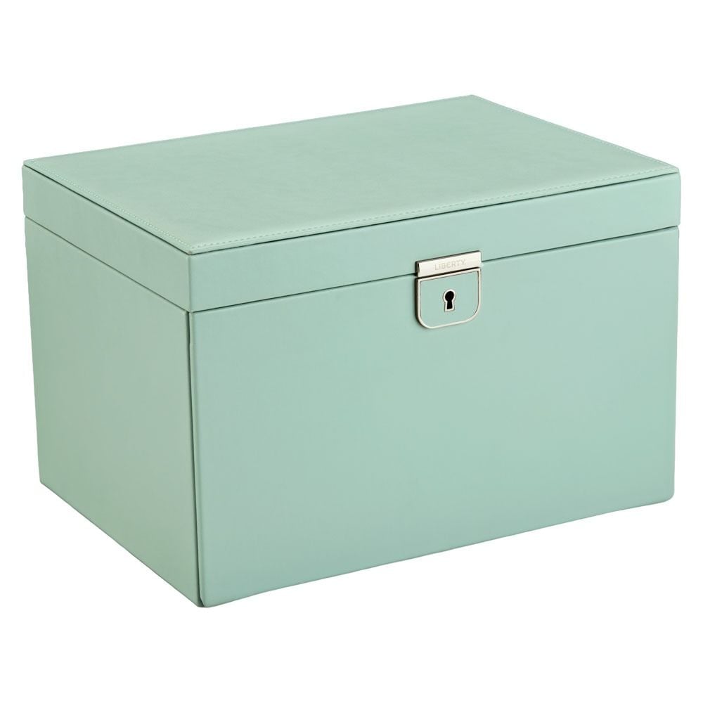 Wolf Liberty Large Jewellery Box Sage 381051