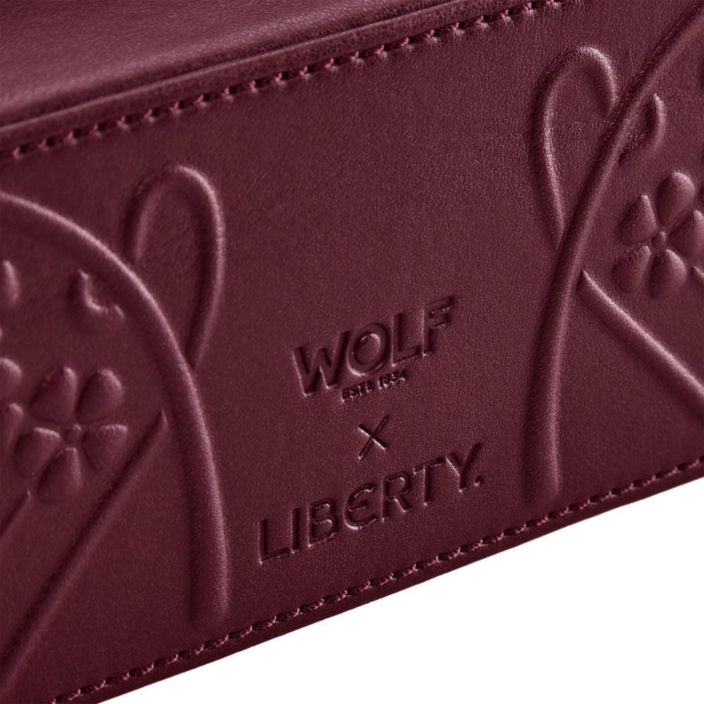 Wolf Liberty Medium Zip Case Burgundy 381227