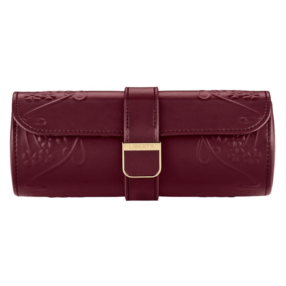 Wolf Liberty Triple Watch Roll Burgundy 381527