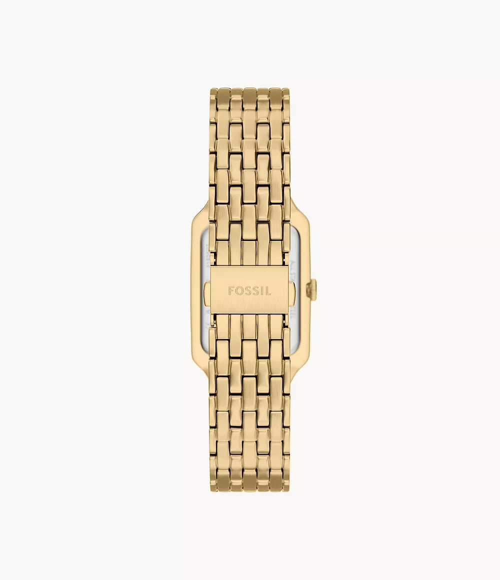 Fossil Raquel Three Hand Gold Stainless Steel Watch ES5452