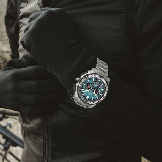 Festina Chrono Bike Blue Dial Stainless Steel Strap Watch f20724/6