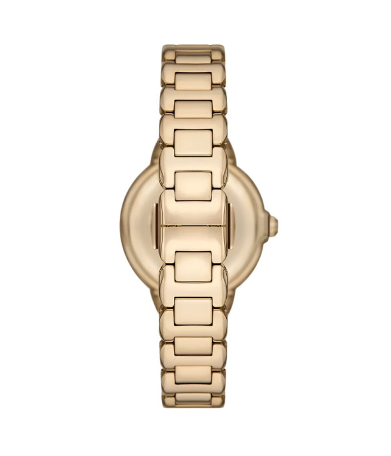 Armani Gold Tone Stainless Steel Watch with Cream Dial AR11609