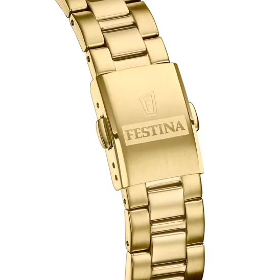 Elegant Festina Steel Watch with Classic White Dial F20557/2