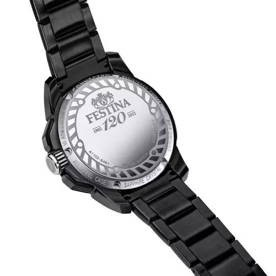 Festina Connected Black Dial Black Stainless Steel Strap 316L Men's Watch F20648/1