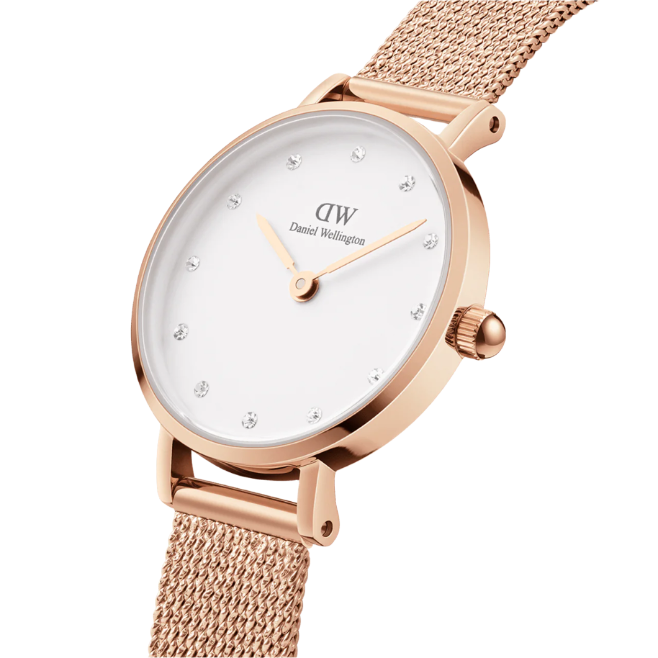 Daniel Wellington Petite Lumine Pressed Melrose 24mm Stainless Steel Watch DW00100529