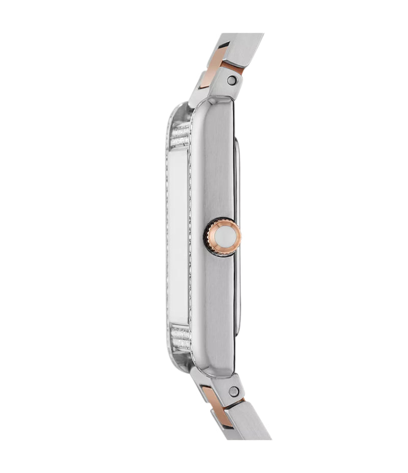 Emporio Armani Mother of Pearl Dial Two Tone Stainless Steel Watch AR11626