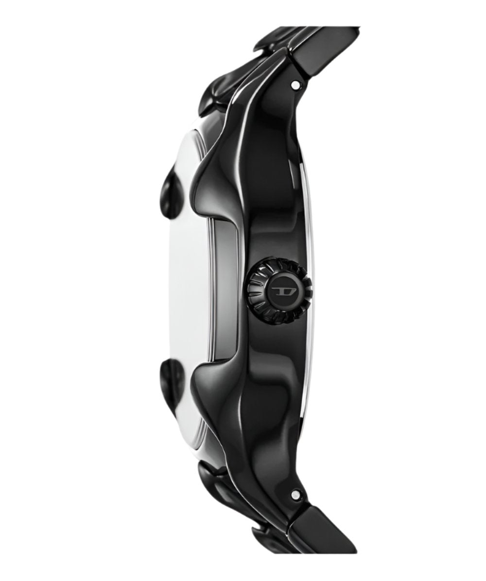 Diesel Vert Black Stainless Steel Blue Dial Watch DZ2198