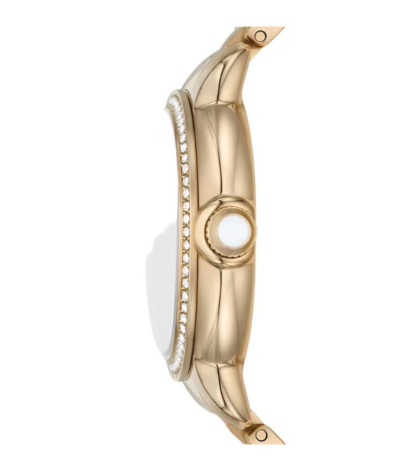 Armani Gold Tone Stainless Steel Watch with Cream Dial AR11609