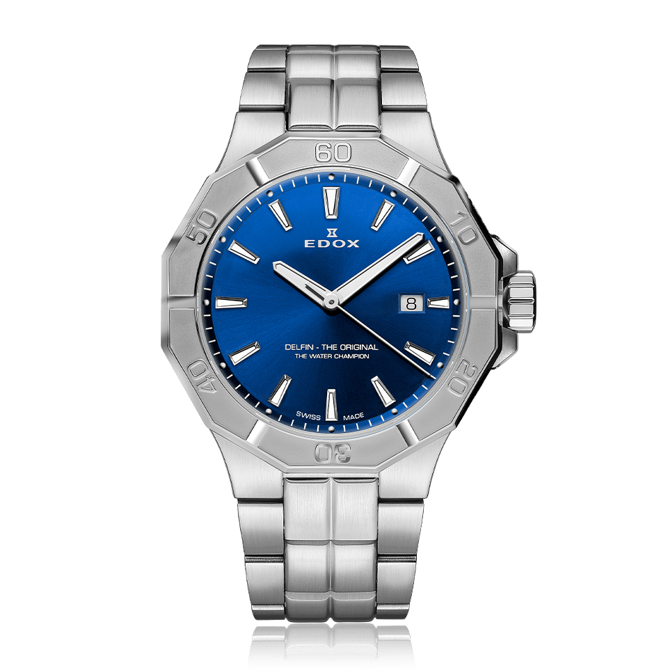 Edox Delfin The Original Mens Watch Precision Swiss Movement 2024