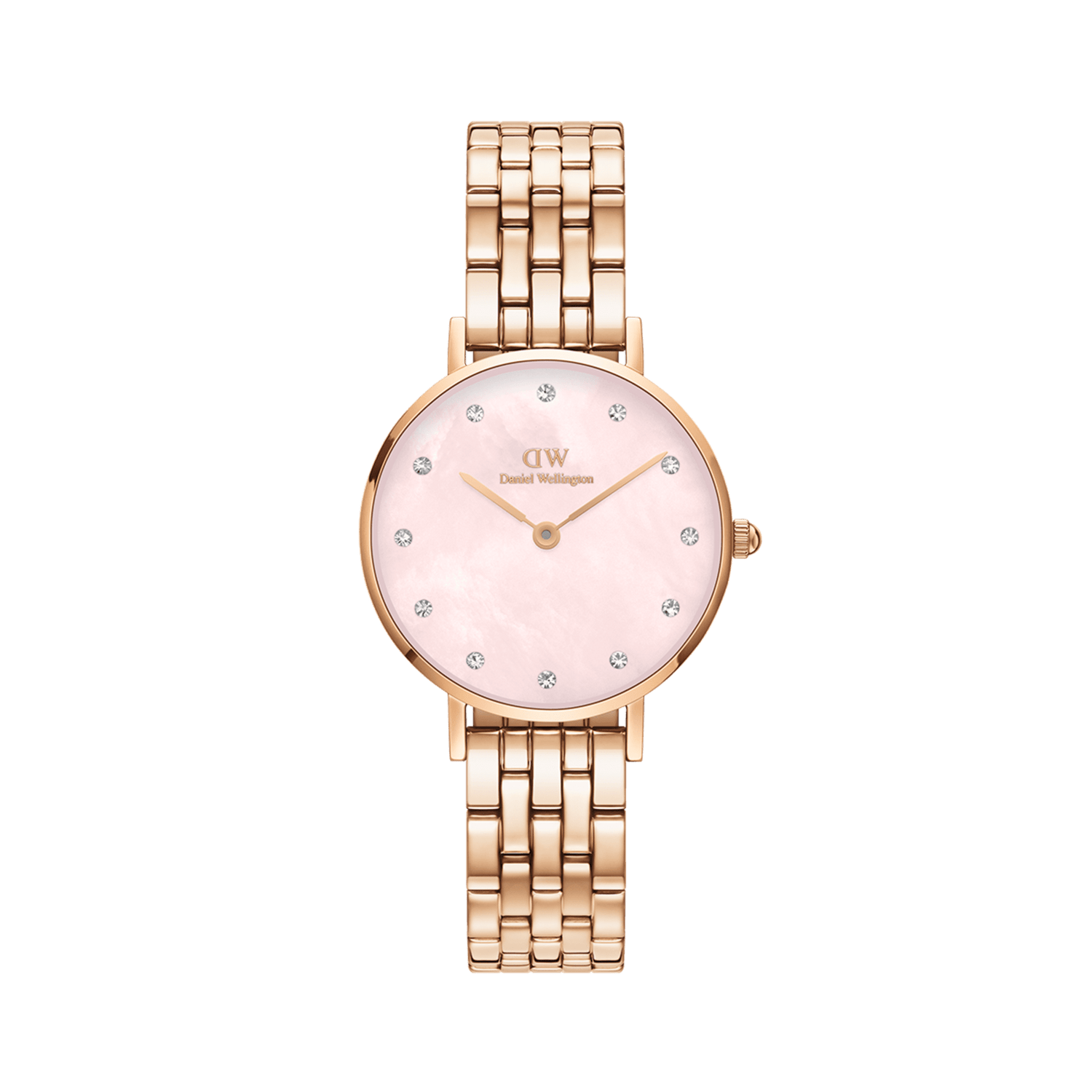 Daniel Wellington Petite 28mm Lumine 5-Link Melrose Watch DW00100617