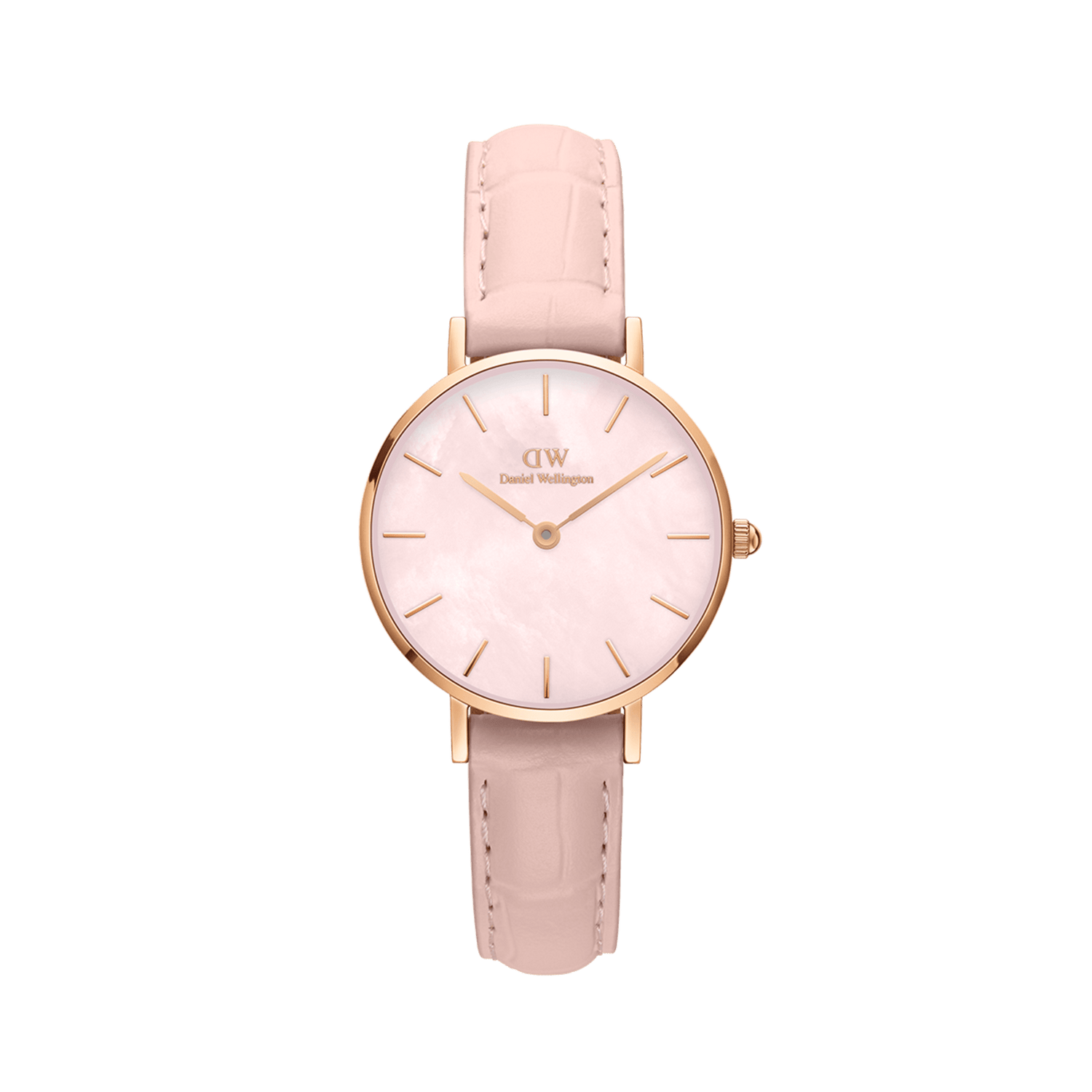 Daniel Wellington Petite Rouge Pink Leather Strap Watch DW00100514