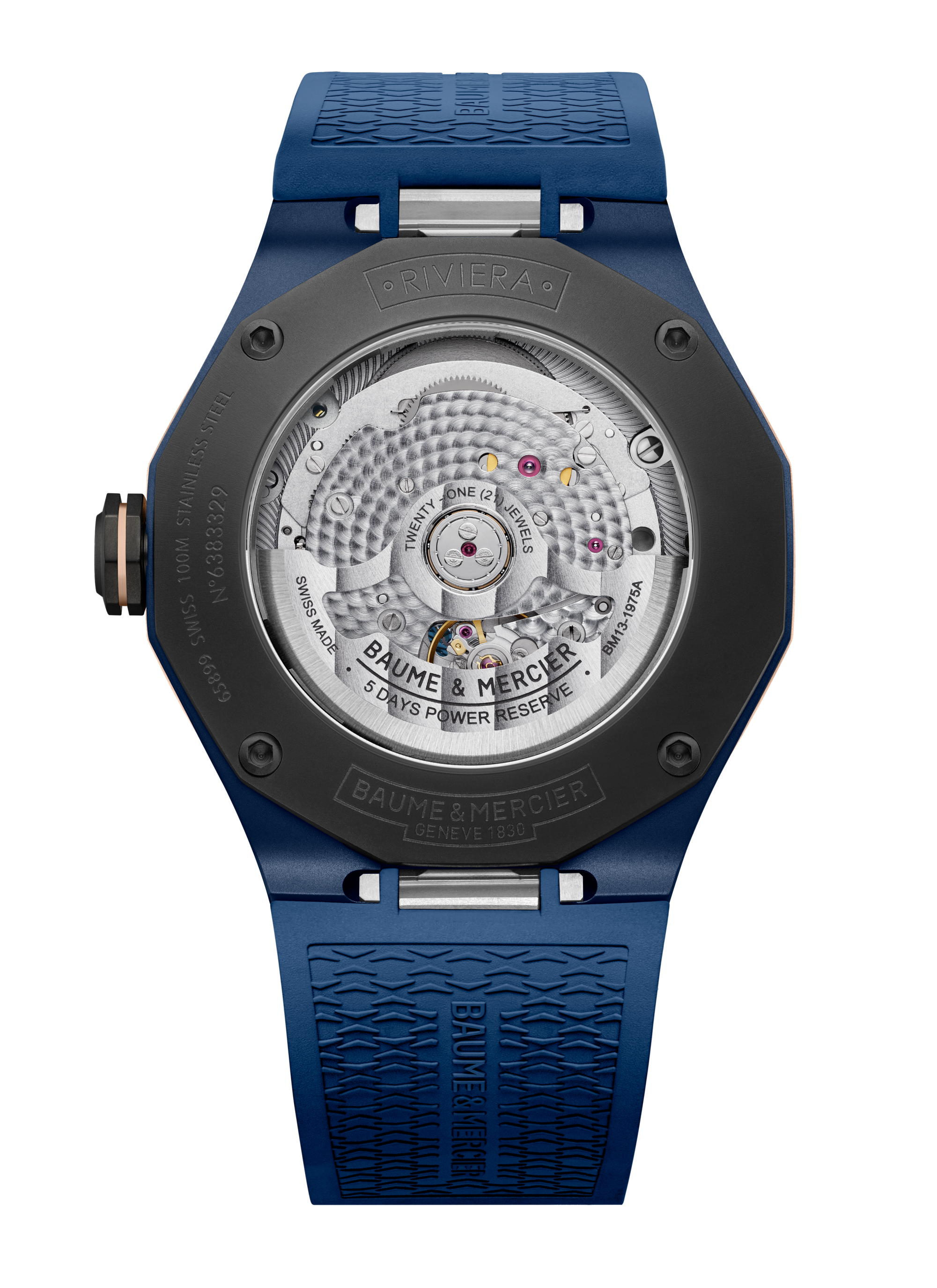 Baume & Mercier Riviera Automatic 42mm Titanium Steel Watch M0A10769