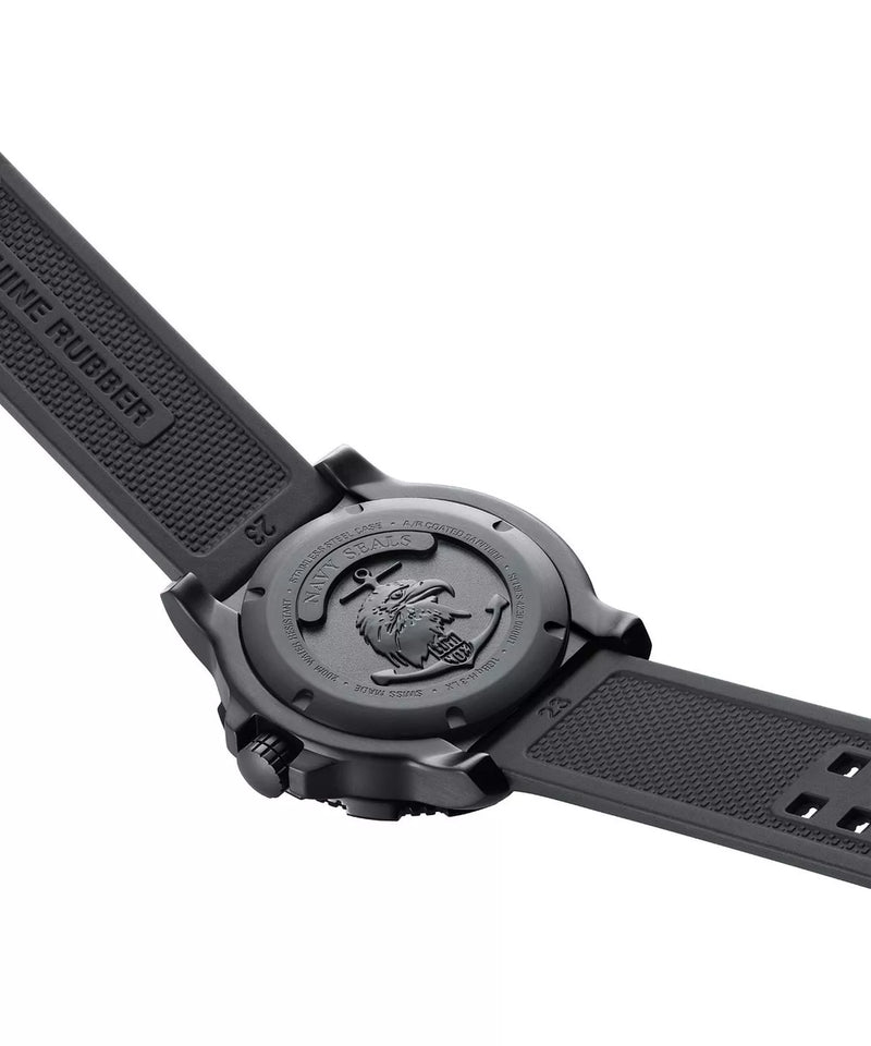 Luminox Navy Seal Black Dial Rubber Band Watch XS.4231.SET