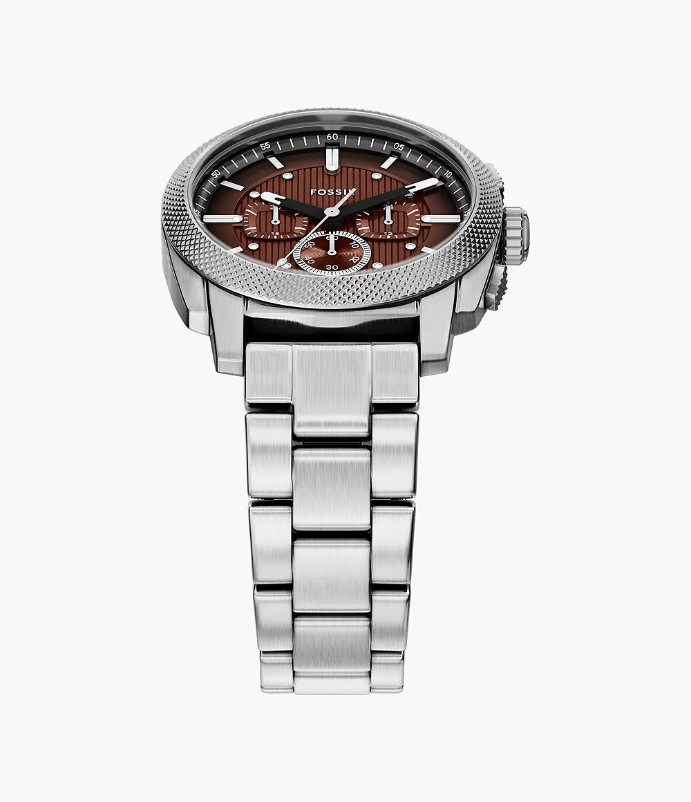 Fossil Machine Chronograph Stainless Steel Watch FS6144