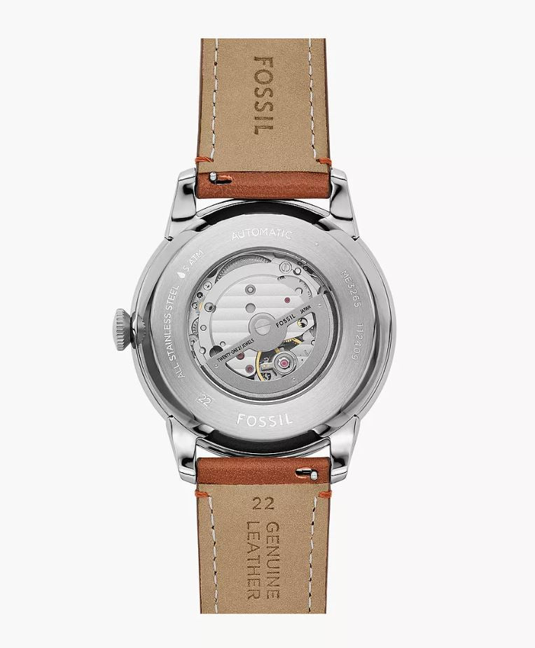 Fossil Townsman Multifunction Brown Leather Watch ME3265