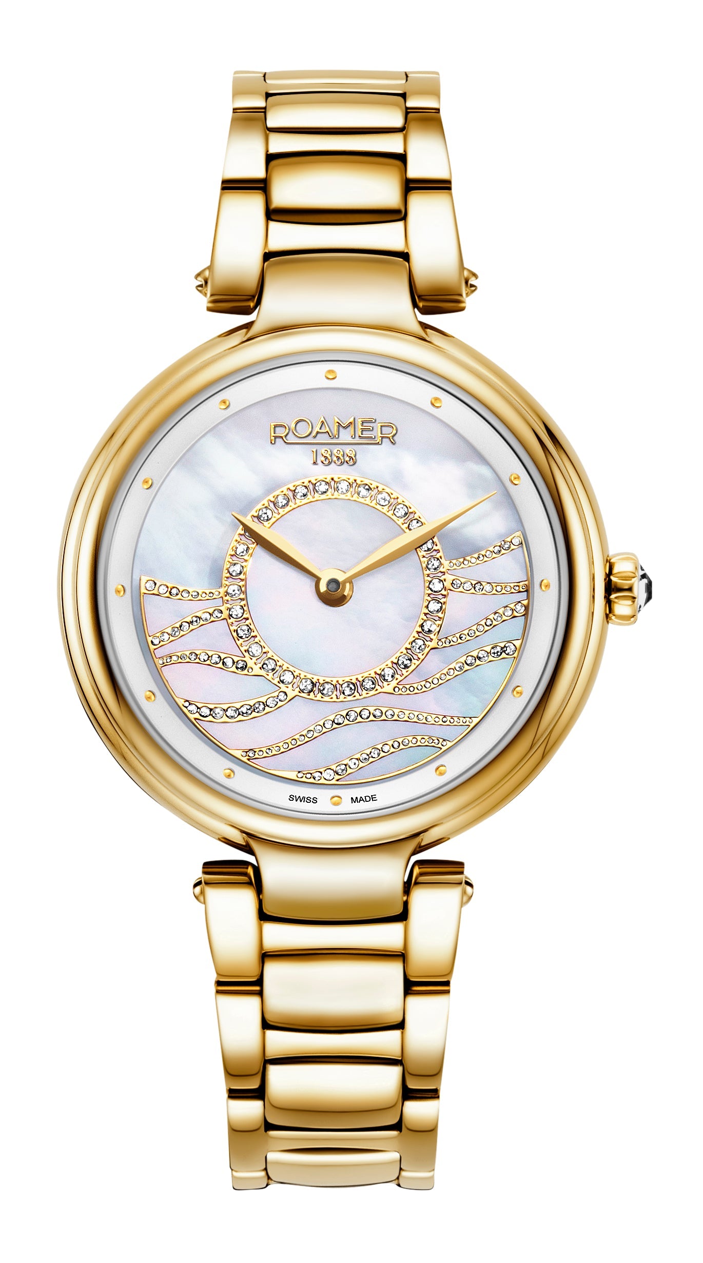 Roamer Lady Mermaid Gold Stainless Steel Watch 600857 48 15 50