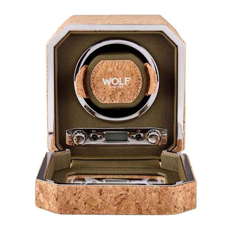 Wolf Cortica Single Watch Winder II Khaki 668162
