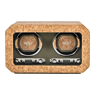 Wolf Cortica Double Watch Winder Khaki 668461