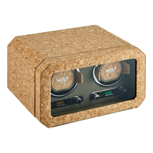 Wolf Cortica Double Watch Winder Khaki 668461