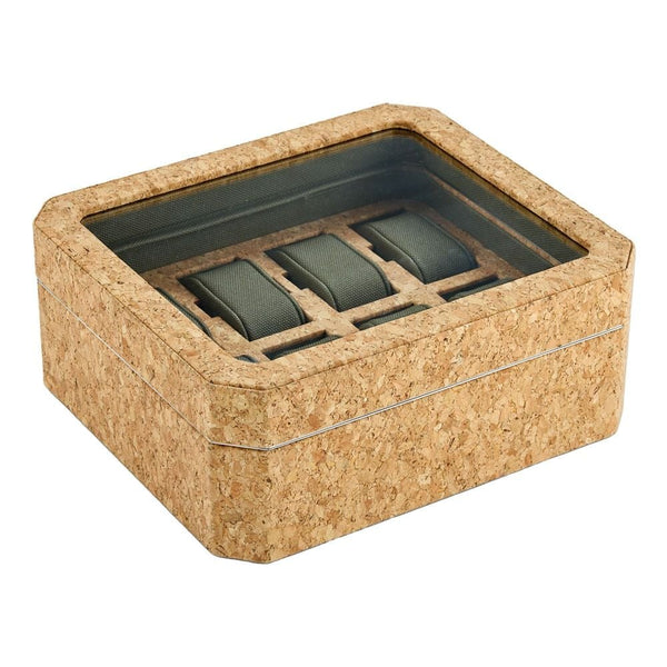 Wolf Cortica 8 Piece Watch Box Khaki 668561