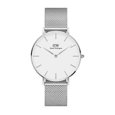 Daniel Wellington Petite 36mm Sterling White Dial Watch DW00100306