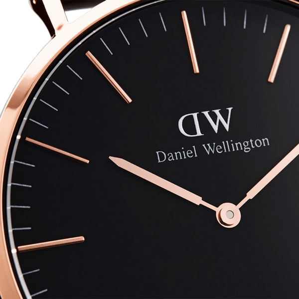 Daniel Wellington Classic 40mm Cornwall Men's Black Watch DW00100148
