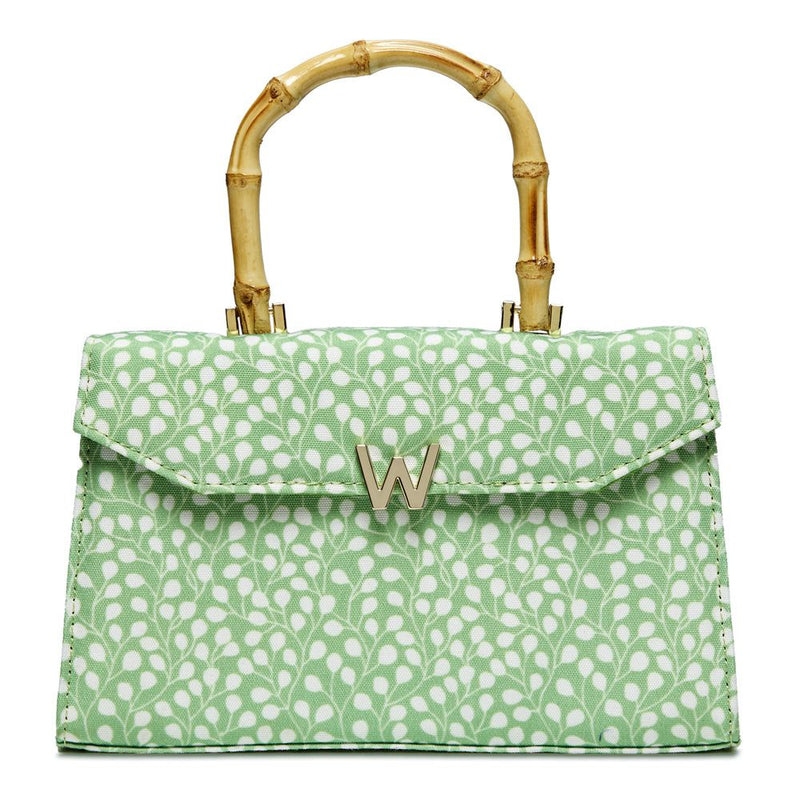 Wolf Evie Large Bag Green Leaves