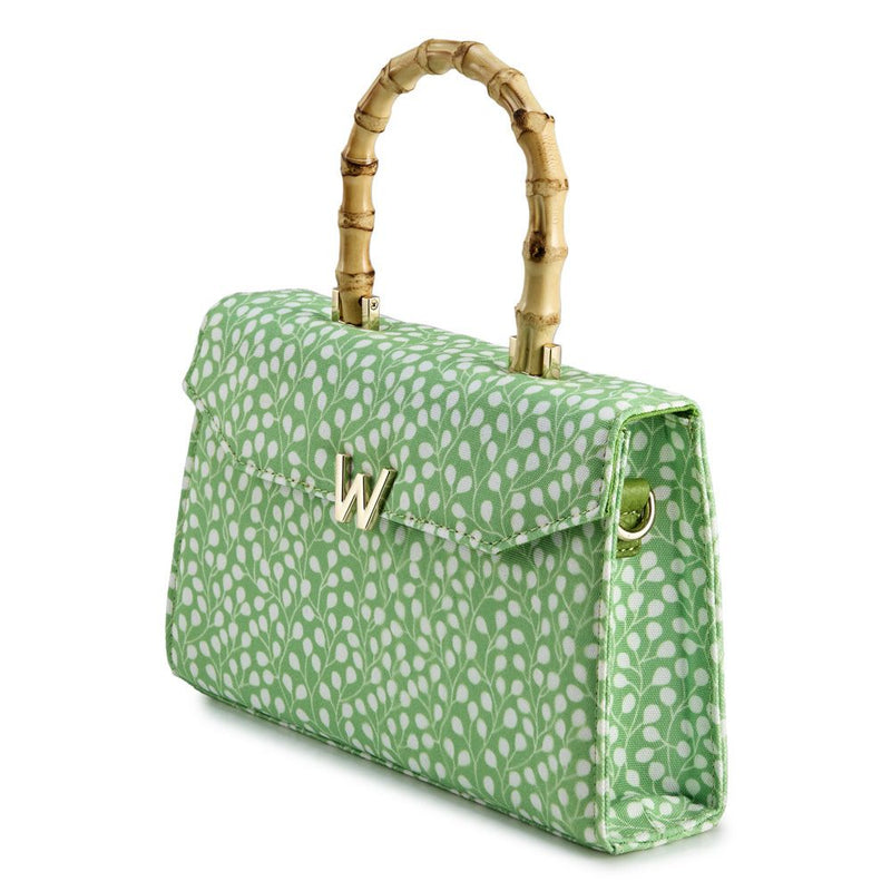 Wolf Evie Large Bag Green Leaves