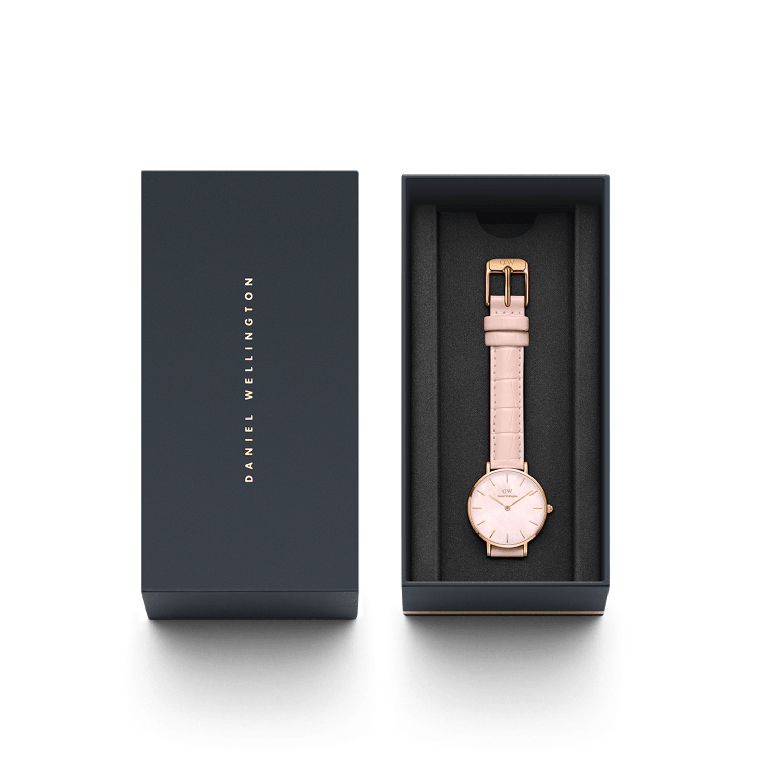Daniel Wellington Petite Rouge Pink Leather Strap Watch DW00100514
