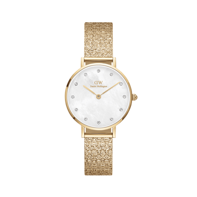 Daniel Wellington Petite 28mm Pressed Studi Lumine Mother of Pearl Wat Watch Direct