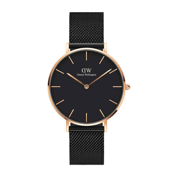 Daniel Wellington Petite 36mm Ashfield Black Dial Watch DW00100307