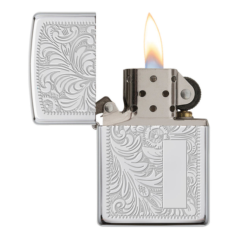 Zippo 352 High Polish Chrome Venetian Lighter 90352