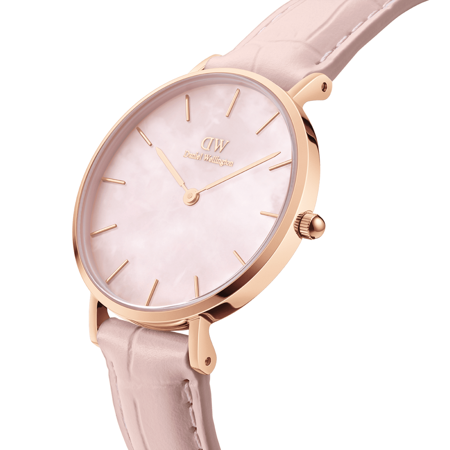 Daniel Wellington Petite Rouge Pink Leather Strap Watch DW00100514