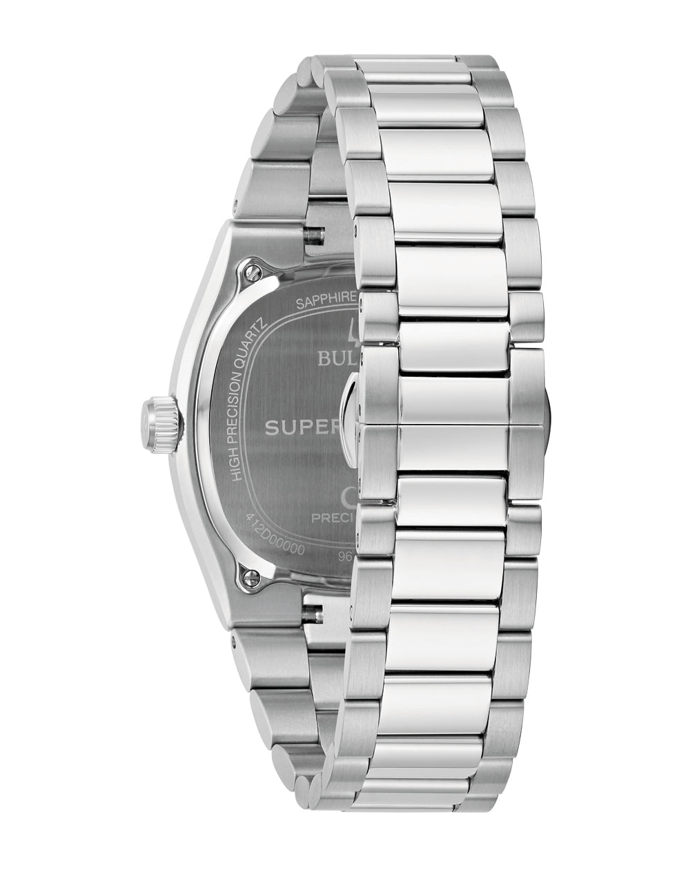 Bulova Super Seville Green Dial Stainless Steel Watch 96B439