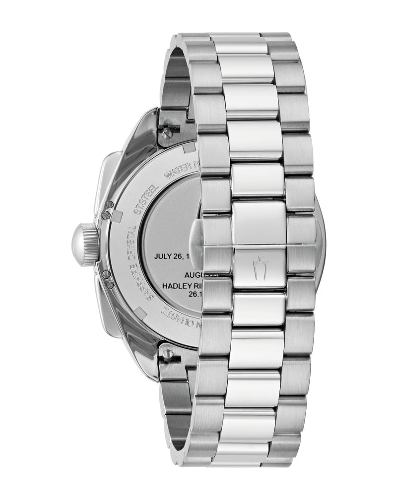 Bulova Lunar Pilot Red Dial Stainless Steel Watch 96K115