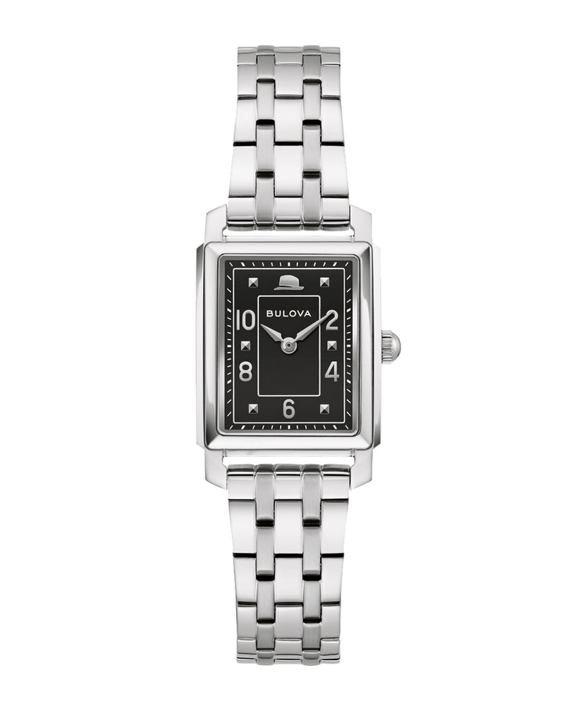 Bulova Frank Sinatra "The Very Thought of You" 33MM Black Dial Watch 96L341