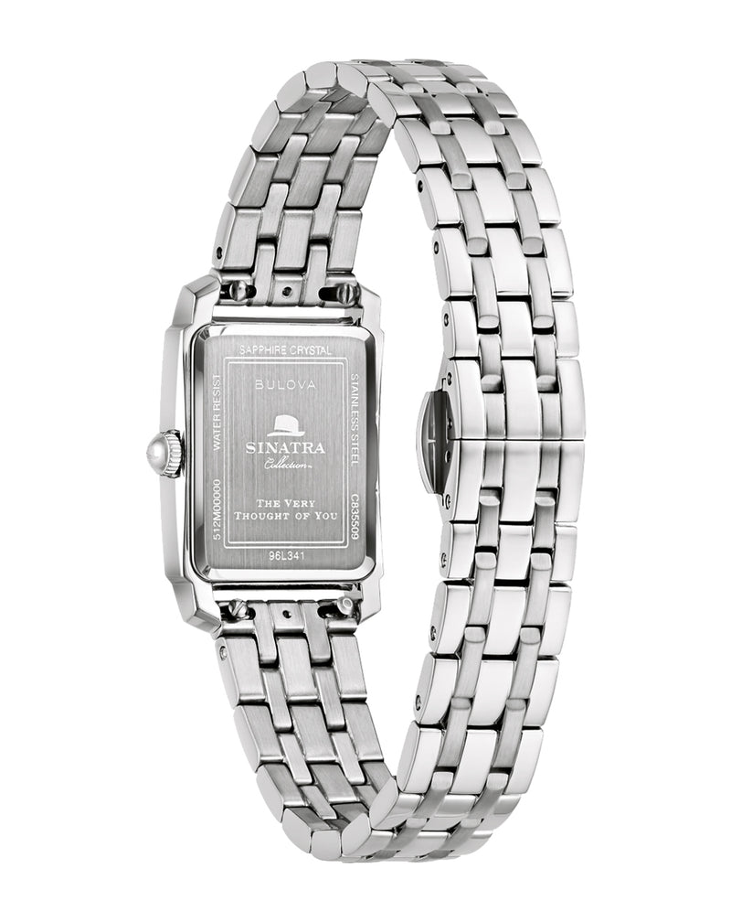 Bulova Frank Sinatra "The Very Thought of You" 33MM Black Dial Watch 96L341